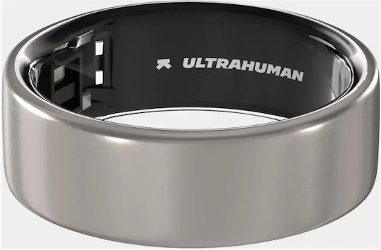 Ultrahuman Air Intelligente Ringe 18.8mm Wasserdicht mit Herzfrequenzsensor Rohes Titan