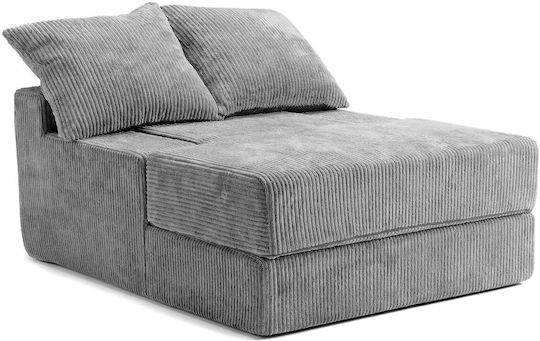 Costway Sitzsack Grau 48x93x118cm