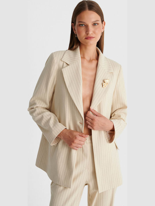 ALE - The Non Usual Casual Damen Blazer Weiß ALE - The Non Usual Casual Damen Blazer Weiß