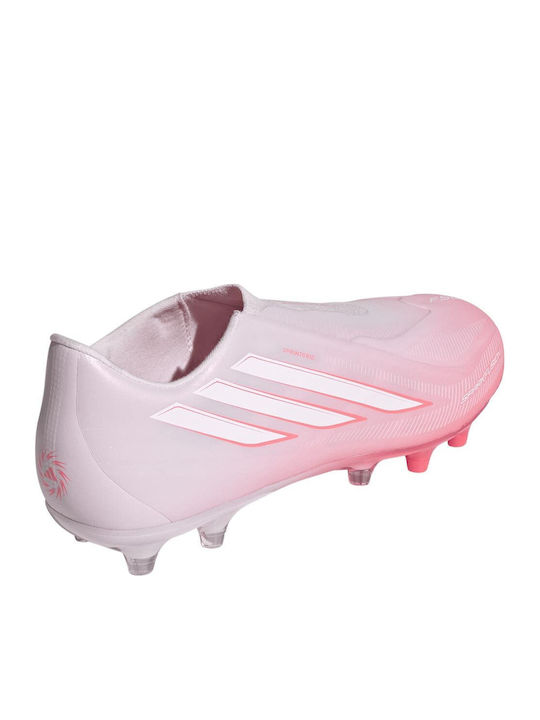 adidas F50 Sparkfusion League FG/AG Football Shoes with Cleats Pink