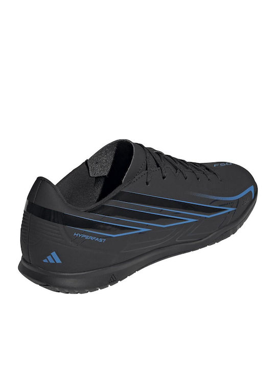adidas F50 Hyperfast Club IN Fußballschuhe Halle Schwarz