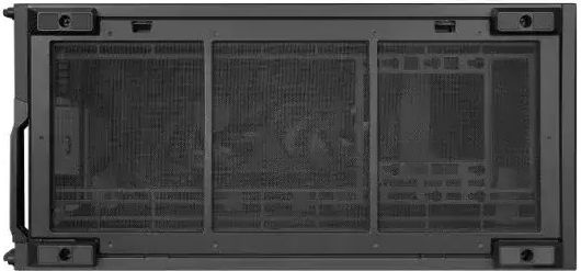 Lian Li DAN B4-mATX Micro Tower Компютърна кутия Сива Wood Edition Mesh TG Steel-Fabric Case