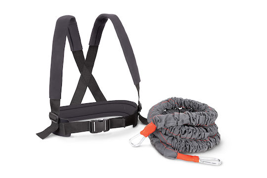 AMILA Random Direction Trainer Σωληνωτά Λάστιχα Γυμναστικής Σετ 2τμχ Κόκκινα 3.5m