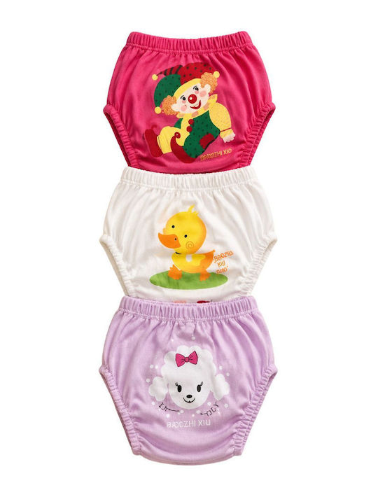 Poopes Set Kids Underwear Potty Training Pants 3 Pieces Multicolour