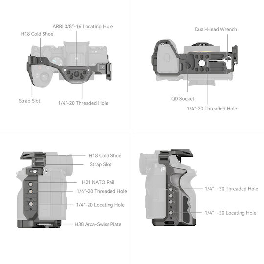 SmallRig Schnellwechselplatte 6941590015477