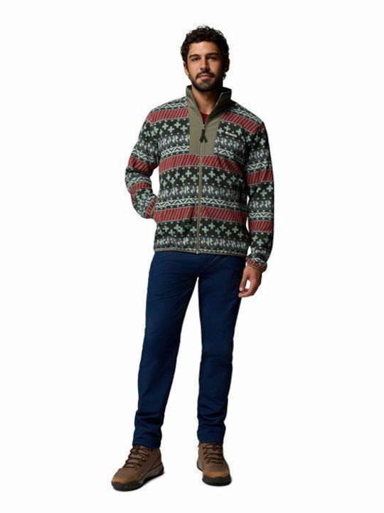 Sequoia Grove Ii Full Мъжка Зaкета Fleece Greenscape/wizard Island