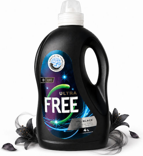 Free Ultra Pro Detergent Lichid Concentrat pentru Rufe Colorate, Negre și Albe 4lt