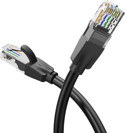 Vention U/UTP Кат.6 (Gigabit) Мрежови Кабел Ethernet 35m Черен
