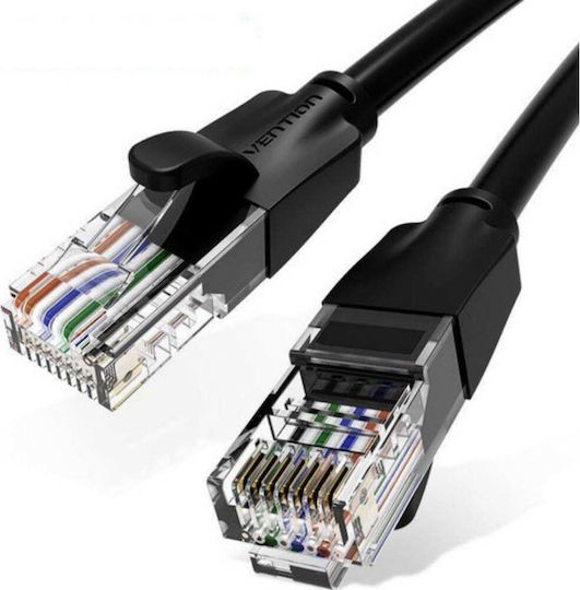 Vention U/UTP Кат.6 (Gigabit) Мрежови Кабел Ethernet 35m Черен