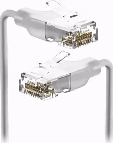 Ubiquiti U/UTP Cat.6a Ethernet Network Cable 0.15m White 24 Pieces