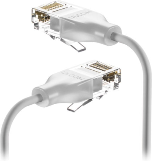 Ubiquiti U/UTP Cat.6a Ethernet Network Cable 0.15m White 24 Pieces