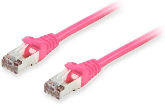 Equip S/FTP Cat.6a (Gigabit) Cablu De Rețea Ethernet 30m Roz