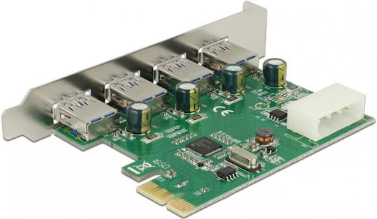 DeLock DeLock PCIe Controller & Erweiterungskarte mit 4 USB 3.2 Anschlüssen