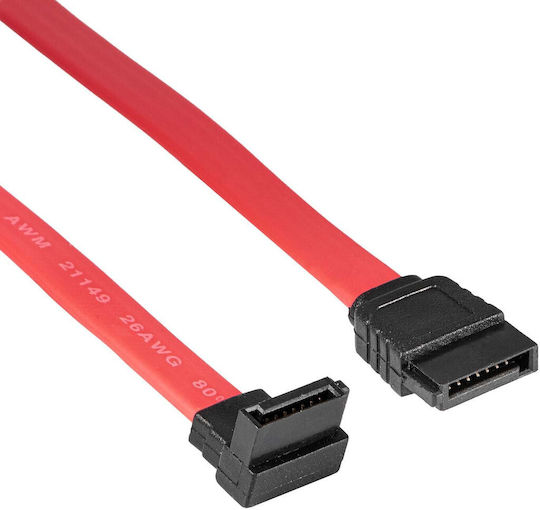 Akyga 7-Пинов SATA III - 7-Пинов SATA III 50см Червен AK-CA-51