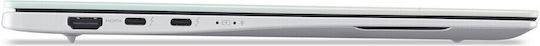 Acer Swift Edge 14 Ai 14" OLED 120Hz (Ultra 7-355/16GB/512GB SSD/W11 Home) Калцитно бяло (US Keyboard)