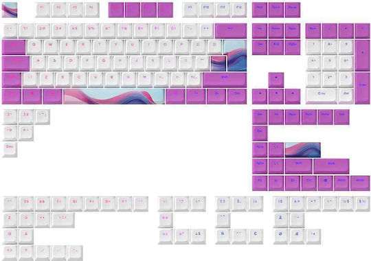 Dark Project DPKS177_CAN1_ISO&ANSI PBT Tastenkappen mit Layout ANSI & ISO 177 Stück