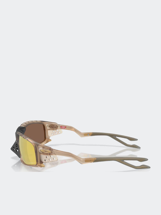 Oakley Plantaris Sq Унисекс Слънчеви Очила с Бежова Рамка и Бежови Стъкла
