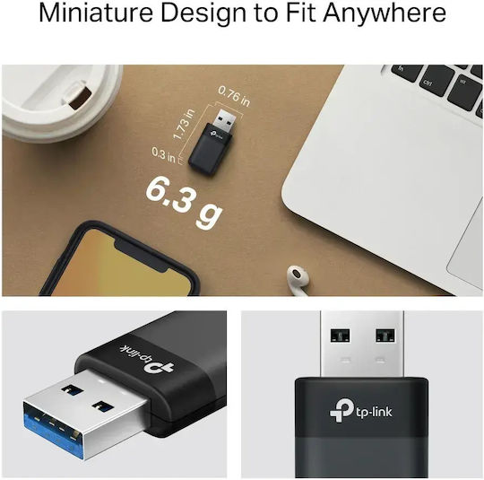 TP-LINK Archer USB Адаптер За Мрежа С Безжична Свързаност Wi-Fi 3000Mbps