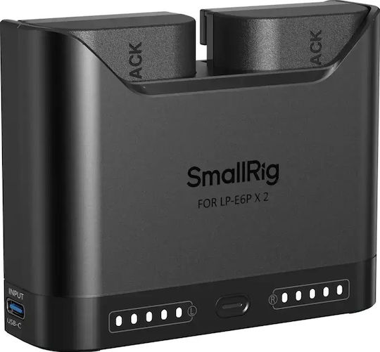 SmallRig Двойно Зарядно Устройство За Батерии Lp-e6nh