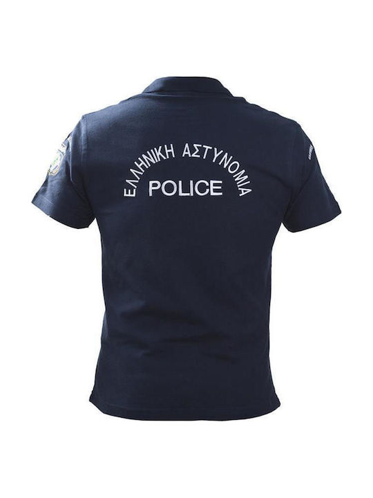 Polo Αστυνομίας Βαμβακερό Κέντημα Μονόχρωμο Μπλε L Polo Αστυνομίας Βαμβακερό Κέντημα Μονόχρωμο Μπλε L