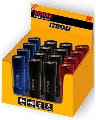 Kodak Φακός LED με Μέγιστη Φωτεινότητα 46lm Μαύρος