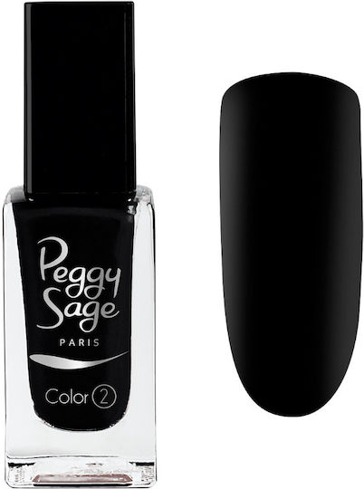 Peggy Sage Nail Lacquer Forever Lak Glanz Nagellack Schwarz 11ml