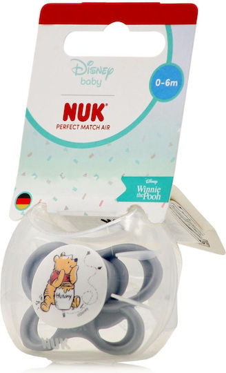 Nuk Disney Πιπίλα Σιλικόνης Γκρι για 0-6 μηνών