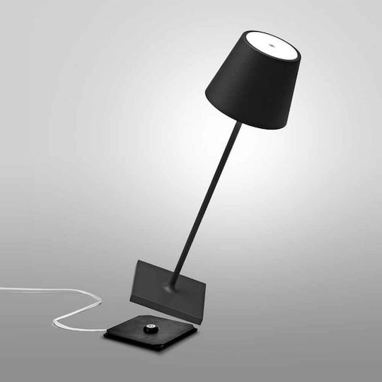 Zafferano Zafferano Tischlampen Mit Grau Hut Und Basis