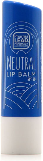 Pharmalead Neutral Lip Balm SPF20 Moisturizing Lip Balm with Coconut Scent 1 Piece