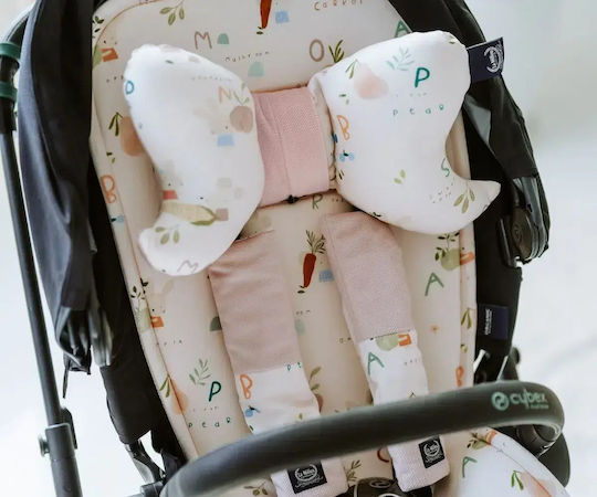 La Millou Baby Autozubehör Auto-Sicherheitsgurt-Pads Farbe Häkig Forest Velvet