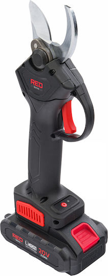 Red Technic Baumschere Batterie 20V 2x2Ah/2Ah mit Maximalem Schnittdurchmesser 30mm im Transportkoffer