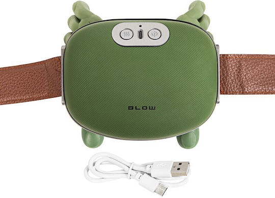 Blow Massage Device for Neck & Back with Heating Function Beige