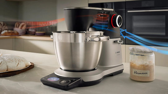 Bosch Bosch Küchenmaschine 1800W mit Rostfreien Schüssel 6lt Inox