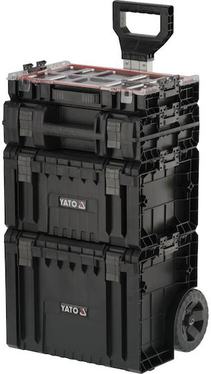 Yato Tool Storage Plastic Wheeled Box W72.2xD45xH38cm YT-09174