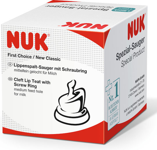 Nuk MedicPro Tetină din Cauciuc de Flux Mediu pentru 0+ luni 1buc