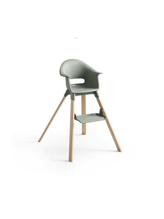 Stokke Clikk Καρεκλάκι Φαγητού με Ρυθμιζόμενο Ύψος Glacier Green