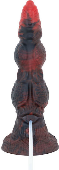 Erdpörtform Realistisch Dildo mit Saugnapf und Ejakulierende Rot