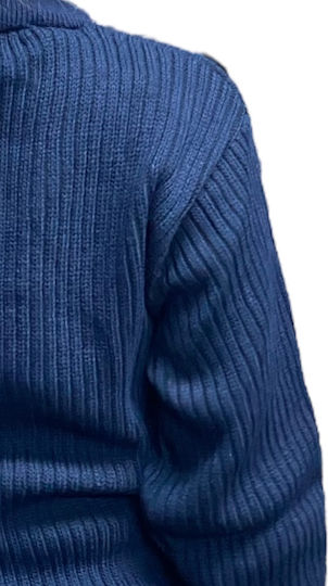 AETOS Militärblusen Langärmeliges Blau Pullover