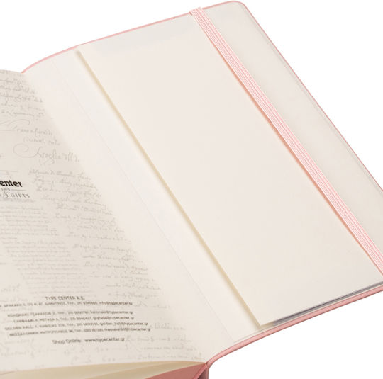 Type Center Daily Agenda A5 2027 Pink Leather 14x20.5cm (with Personalization)