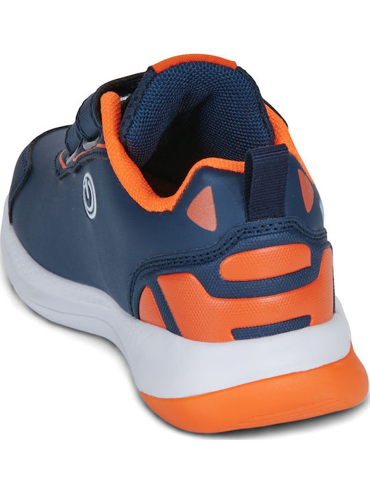 Kids Sneakers with Hoop & Loop Closure and Wheels Blue