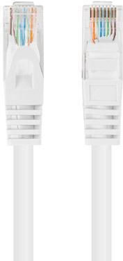 Lanberg U/UTP Kat.5e Netzwerkkabel Ethernet 0,25m Weiß 10 Stück