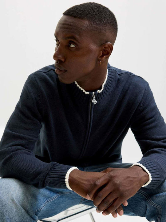 Cardigan bărbătesc tricotat Dark Navy