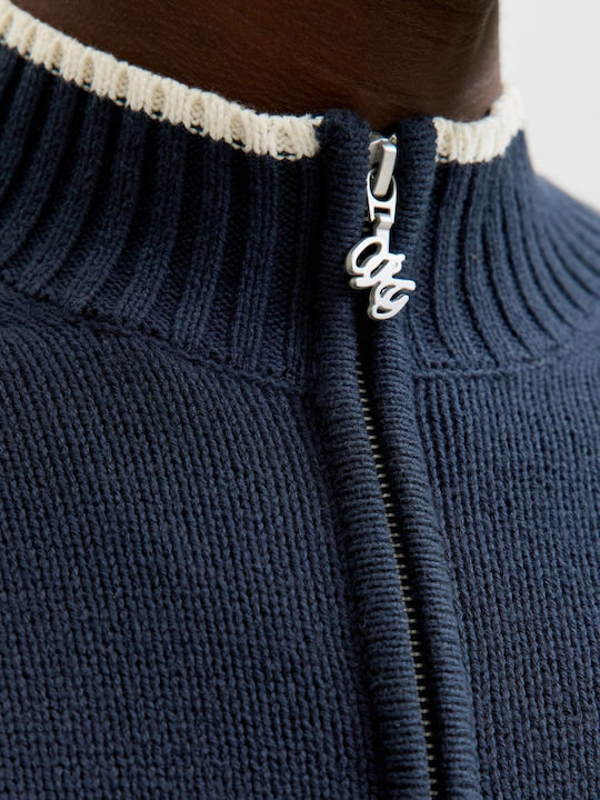 Cardigan bărbătesc tricotat Dark Navy