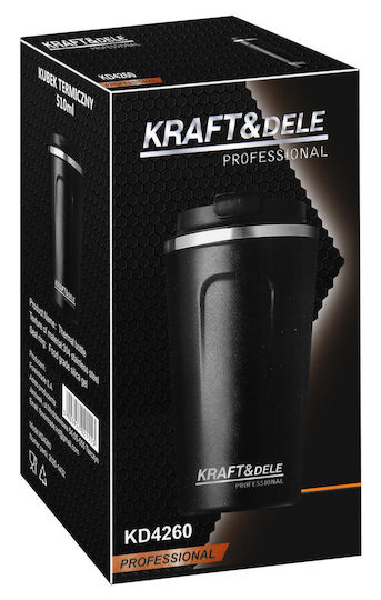 Kraft & Dele Stainless Steel Thermos Cup 510ml Led