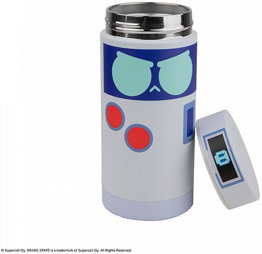 Cinereplicas Stainless Steel Kids Water Bottle Brawl Stars Non Spill Multicolour 500ml