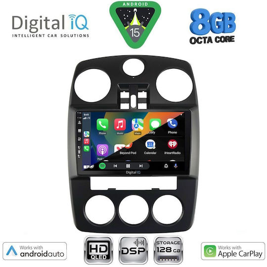 Digital IQ Car Audio System Chrysler PT Cruiser 2005-2010 Bluetooth USB WiFi GPS Apple CarPlay Android Auto with 9" Touch Screen