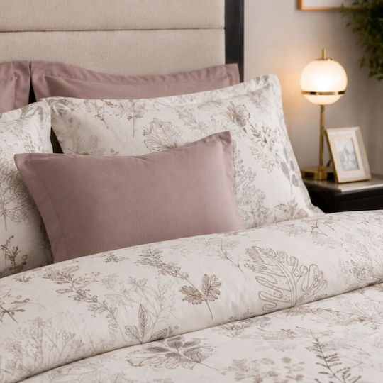 Pucioasa Σετ Παπλωματοθήκη 200x230cm Διπλή με 4 Μαξιλαροθήκες & 1 Σεντόνι Frunze1