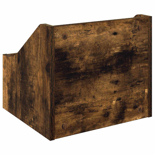 vidaXL Мебел Hi-Fi кафяв 33x37x32cm