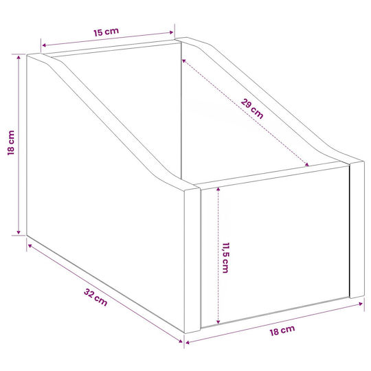 vidaXL Hi-Fi Furniture White