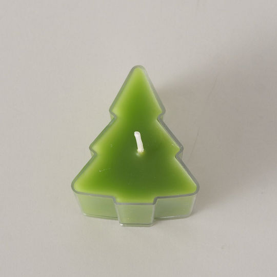 MSA Weihnachtskerze Grün 5x4,2cm 3Stücke